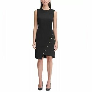 Tommy Hilfiger Black Asymmetrical Dress